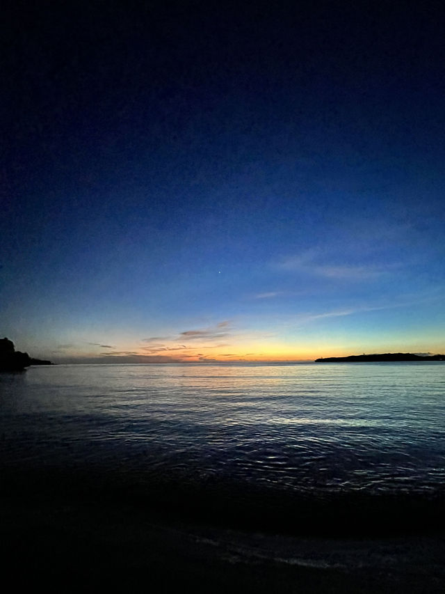 日本の西端で日本一美しい夕陽を