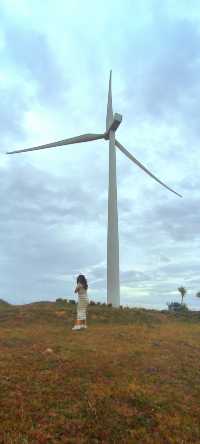 San Lorenzo Wind Farm Lookout Point in Guimaras, Philippines