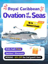 📣Set Sail for Savings! Ovation of the Seas Cruise Deals Await