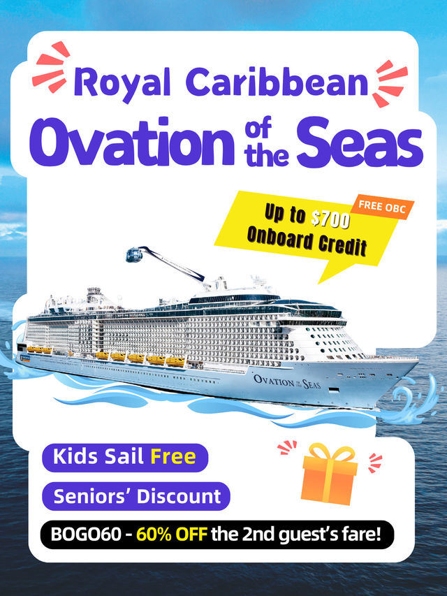 📣Set Sail for Savings! Ovation of the Seas Cruise Deals Await 📣Set Sail for Savings! Ovation of the Seas Cruise Deals Await