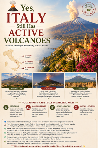 🌋 Yes, Italy Still Has Active Volcanoes