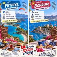 🇹🇷 12 Months, 12 Cities in Türkiye 🗓️