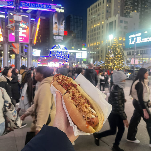 🇨🇦토론토 이튼센터 광장 이벤트 핫도그와 함께 즐기기🌭