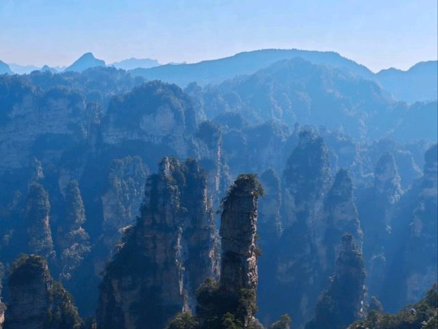 美麗的張家界黃石寨 美麗的張家界黃石寨