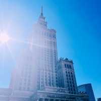 【ポーランド🇵🇱/ワルシャワ市街を一望できる文化科学宮殿の展望テラス】