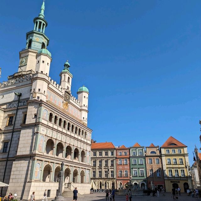 Poznan's market square is beautiful!