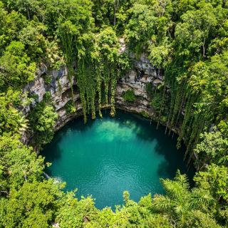墨西哥 Cenote Ik Kil：叢林深處隱藏咗一個秘密泳池。