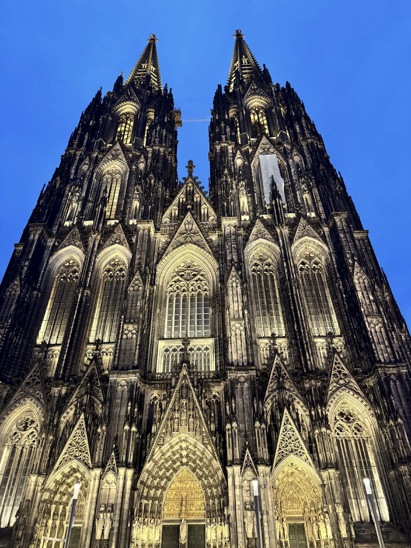 Cologne Cathedral is even more stunning at night.