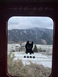🚂 Scenic Journey to Mt. Aso : Taking the Train to Aso on January 2nd