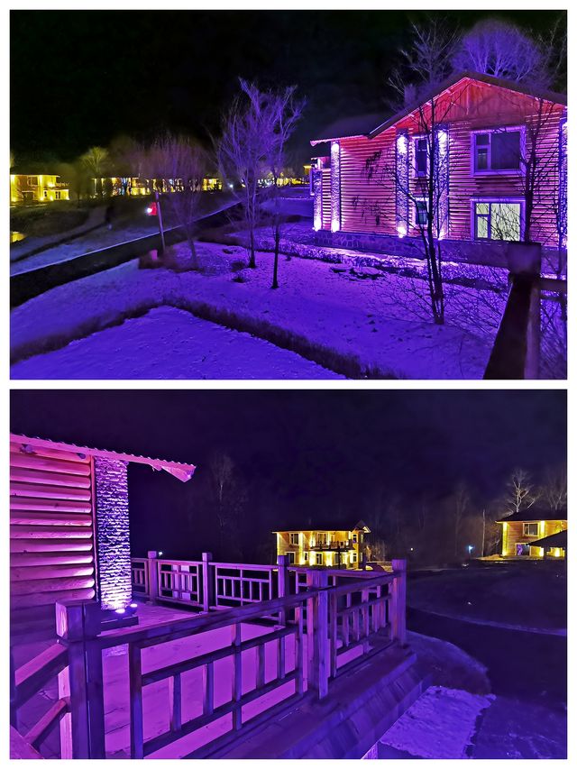 長白山露水河，住小木屋別墅，品東北風味美食