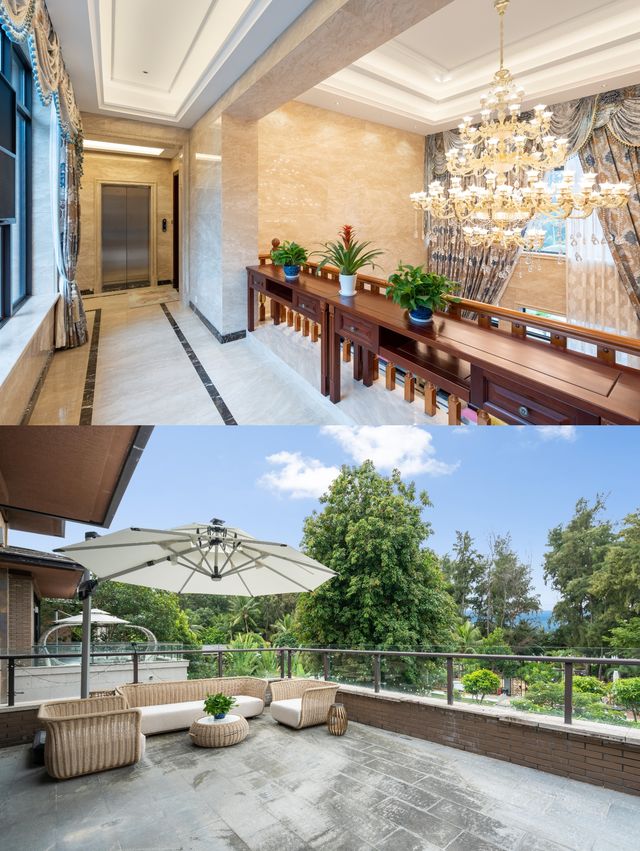躺在Tiffany的床，看Tiffany的海