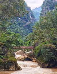 滇越鐵路  人字橋