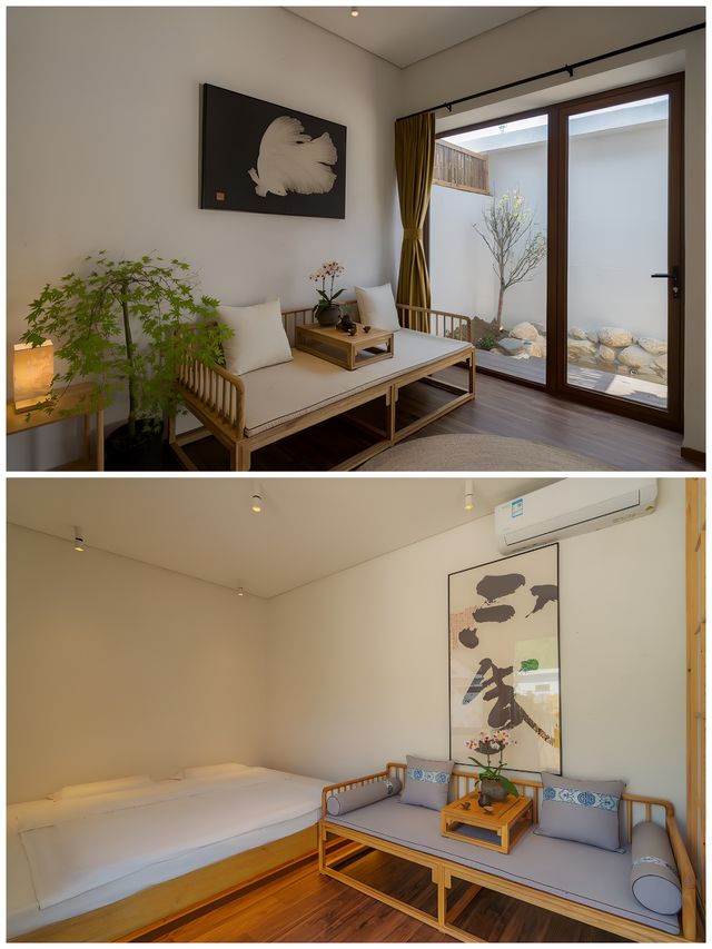 今天臨時空出兩居私湯小院，美呆了