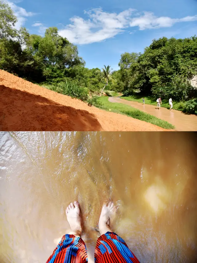 The Fairy Stream in Mui Ne, Vietnam, a popular spot for internet celebrities