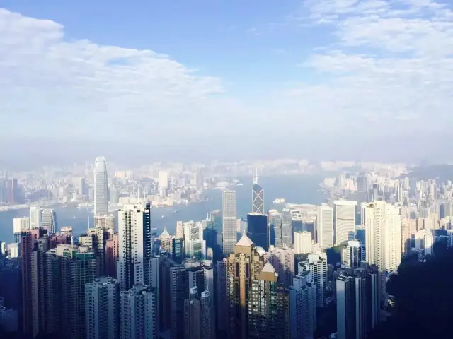 香港自由行|太平山顶|ビクトリア港