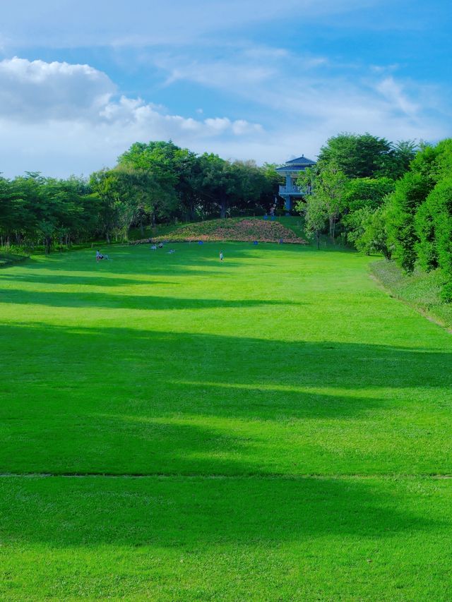 深圳草坪公園天花板，這裡也太chill了吧！！