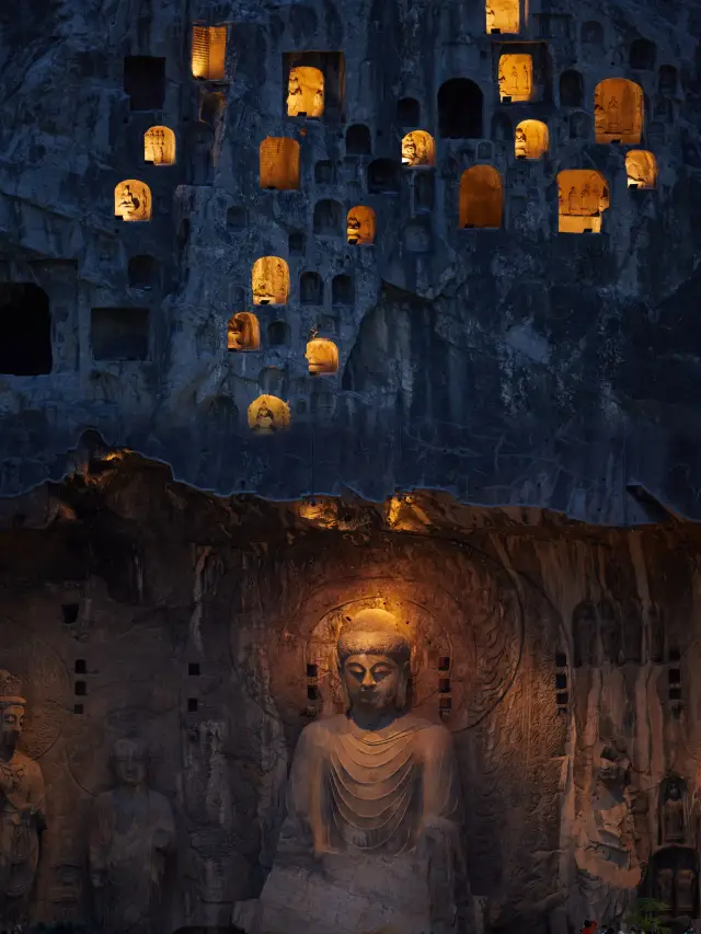 A must-have guide for a night visit to the Longmen Grottoes, worth the price of admission