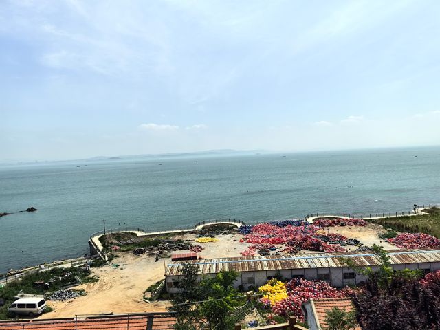 長島景點之一渤海黃海分界線