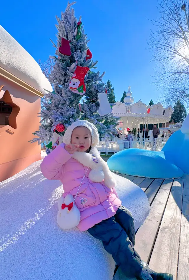 北京迷你版雪鄉太適合小朋友們拍照了～