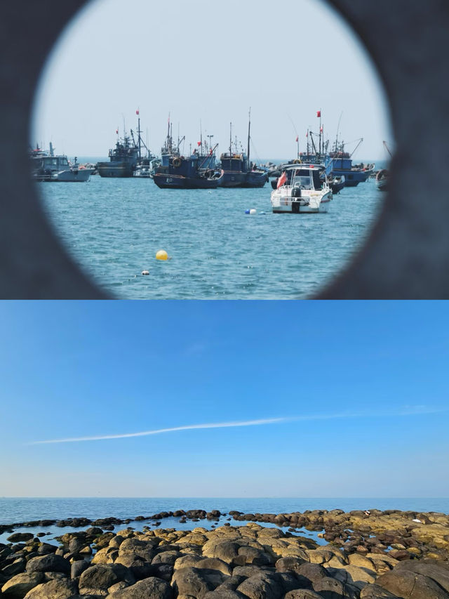 原生態的龍口桑島，村民以養海參為生