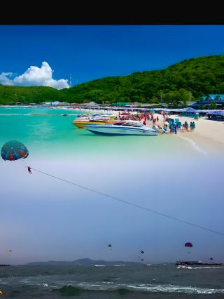 In Pattaya, don't miss the small coral island and experience a different kind of paragliding. 