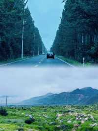 賀蘭山懸崖上的「天空之鏡」！站在這裡伸手就能摸到雲！