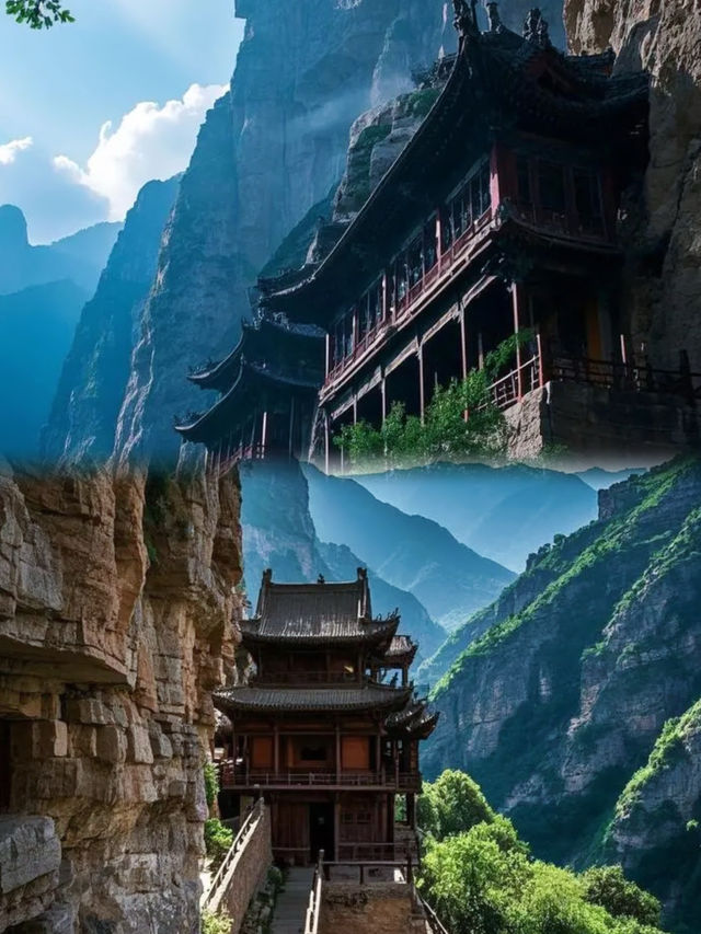 懸空寺已回，真嘅太壯觀喇強烈推薦
