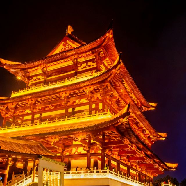 長沙夜遊杜甫閣賞璀璨夜景聽盛唐遺韻