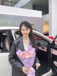 6W+提車快樂誰懂啊!比亞迪海鷗直接戳中女生心巴