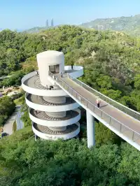 在廈門秋日最美山海步道全程下坡