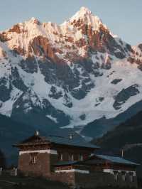 西藏親子秘境米林松贊南迦巴瓦山居|帶小孩看雪山!