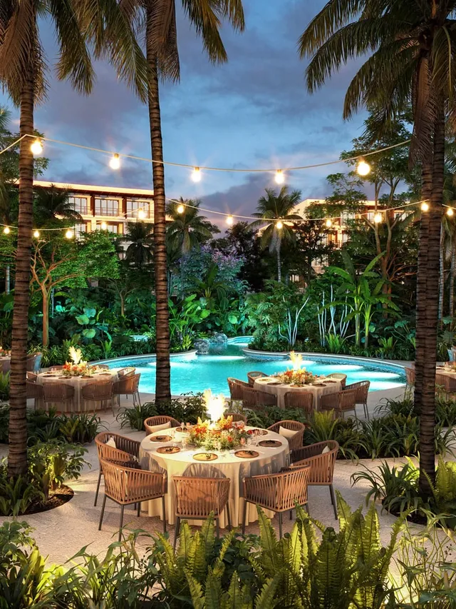 坎昆穆赫雷斯白色海灘酒店│加勒比的浪漫