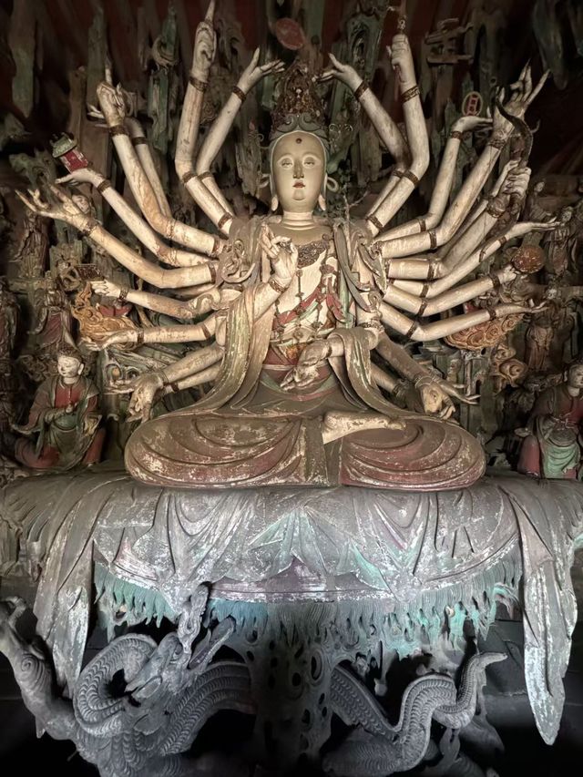 震撼平遙雙林寺·韋陀像泥塑巔峰之作 震撼平遙雙林寺·韋陀像泥塑巔峰之作