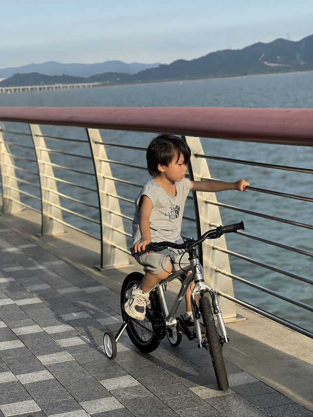 避開人擠人深圳灣親子騎行攻略,新手友好 避開人擠人深圳灣親子騎行攻略,新手友好