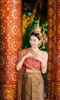 當一天傣族公主 在西雙版納被誇了一路