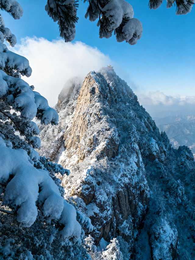 雪落老君山,住進詩意四合院 雪落老君山,住進詩意四合院