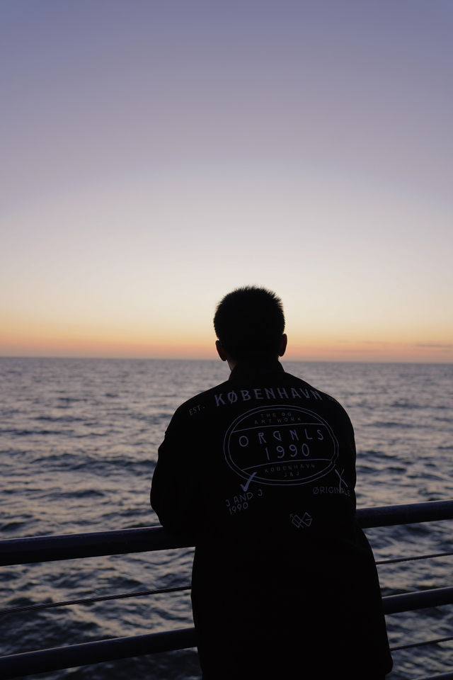 Santa Monica ๐๏ธ Who can resist a California sunset? ๐๏ธ