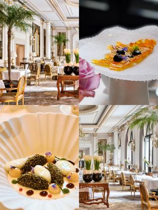 Обязательное к посещению визуальное и гастрономическое впечатление в Париже: ресторан, отмеченный тремя звездами Мишлен.