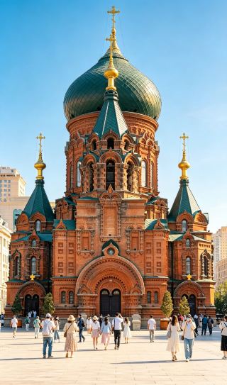 Harbin in summer is so comfortable! Central Street, the river breeze, and Russian-style architecture are perfect for a slow pace