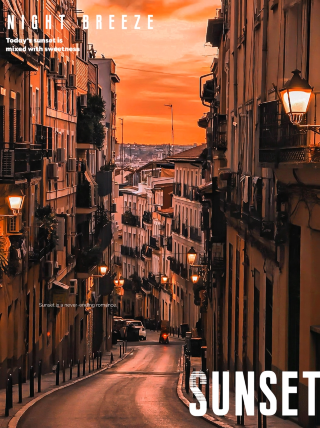 You guys, Madrid's sunset is legendary—it's literally breathtaking!