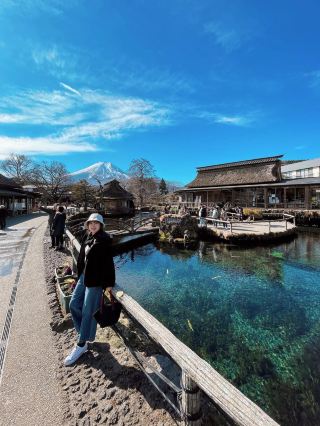 ➰The famous spring pond at the foot of Mount Fuji🗻💧➰