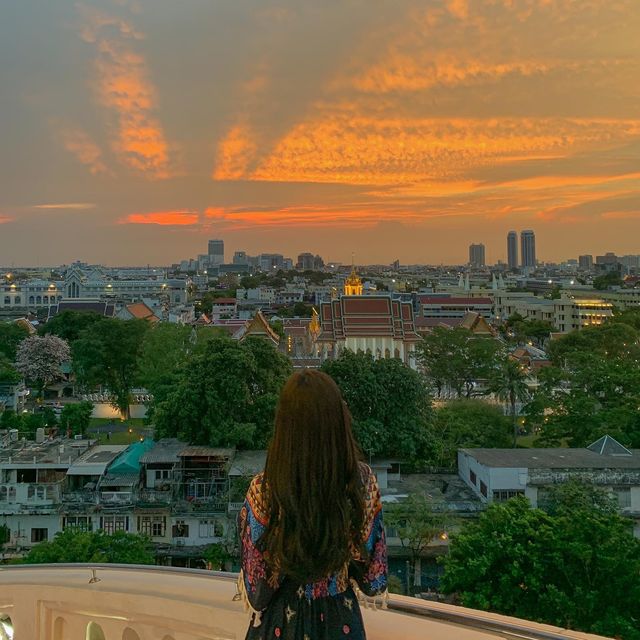 태국 방콕 노을 명소 No.1 골드마운틴 왓 사켓 ✨