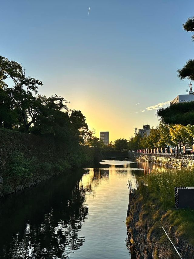 日本🇯🇵百大名城‼️和歌山城😌絕美黃昏🌆日落景