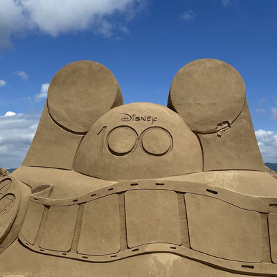 Disney Sand Sculptures at Taiwan's Fulong Beach