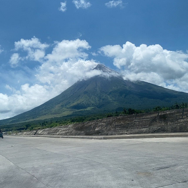 A beautiful view of mount mayon