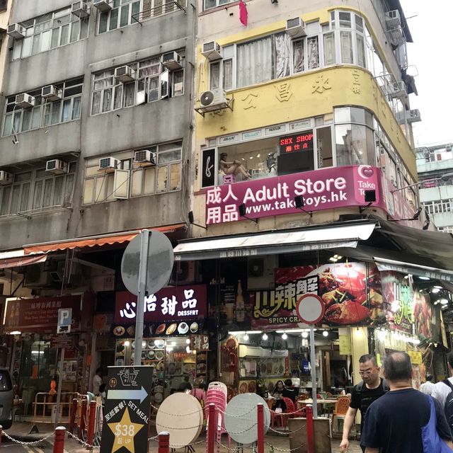 Typical Flee Market in Hong Kong