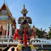 เที่ยววัดคุ้งท่าเลา ชมความอลังการประติมากรรมหนุมาน
