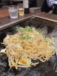 후쿠오카 맛집! 내가 직접해먹는 오코노미야끼! 우노하나
