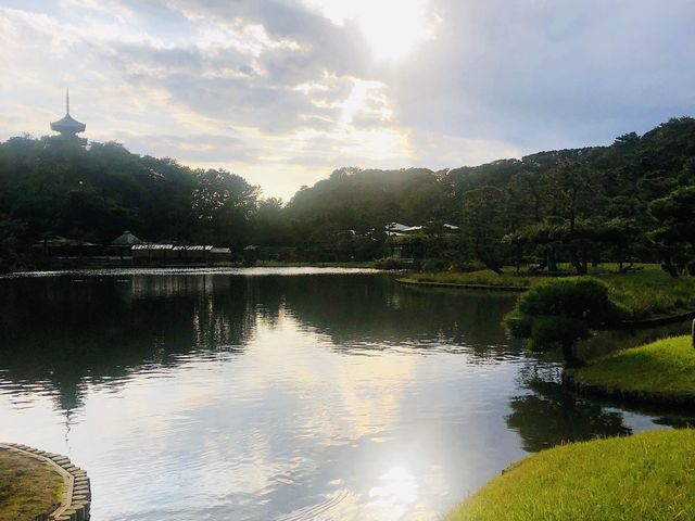 三渓園で和装前撮り👘