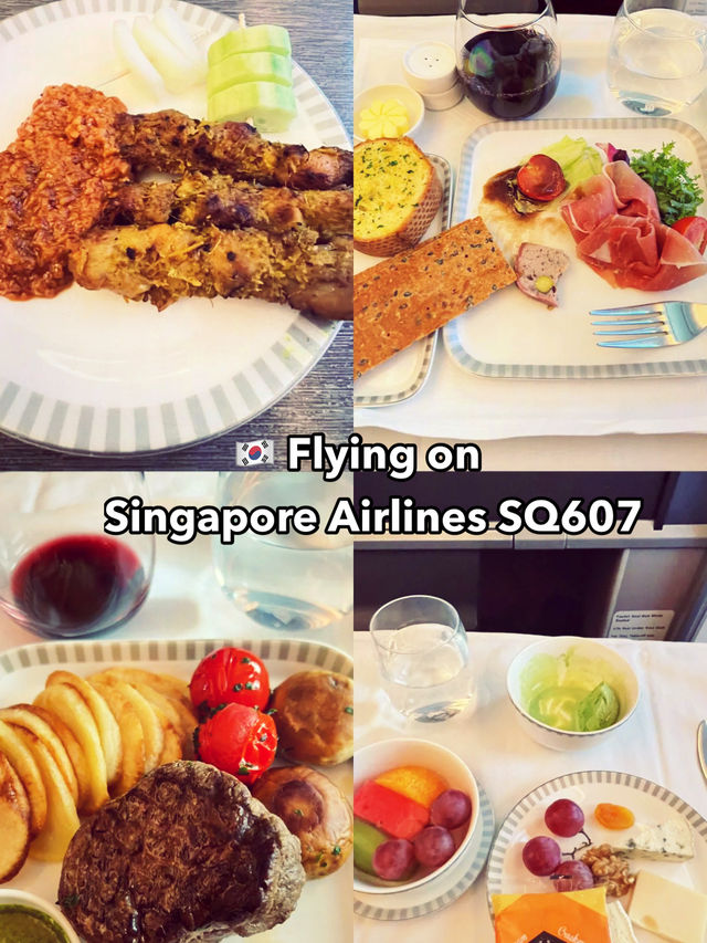 🇰🇷 Flying on Singapore Airlines SQ607